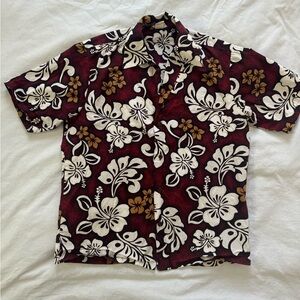 Floral Hawaiian Logo shirt